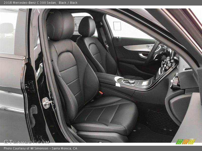 Black / Black 2018 Mercedes-Benz C 300 Sedan