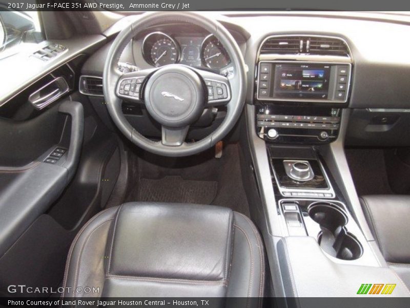 Ammonite Grey / Jet 2017 Jaguar F-PACE 35t AWD Prestige