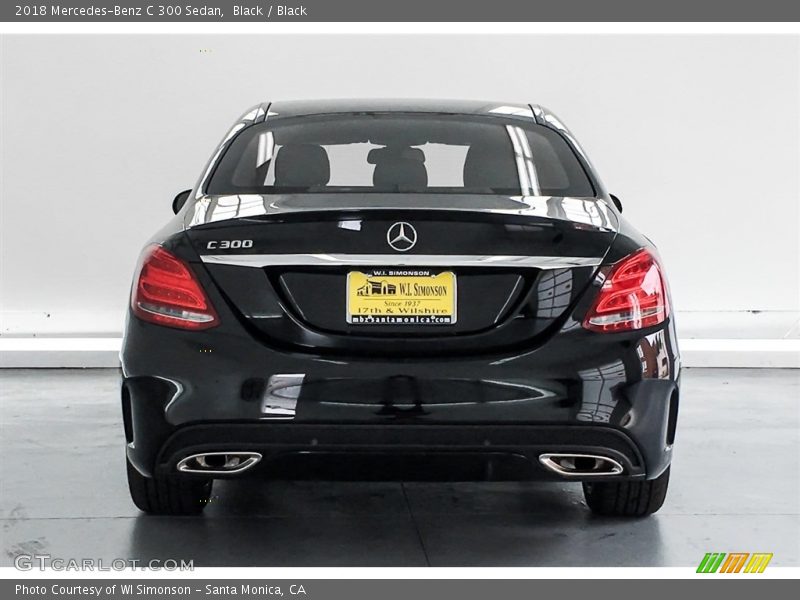 Black / Black 2018 Mercedes-Benz C 300 Sedan