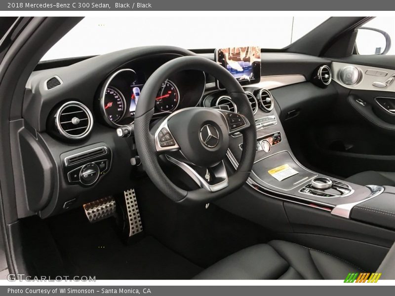 Black / Black 2018 Mercedes-Benz C 300 Sedan