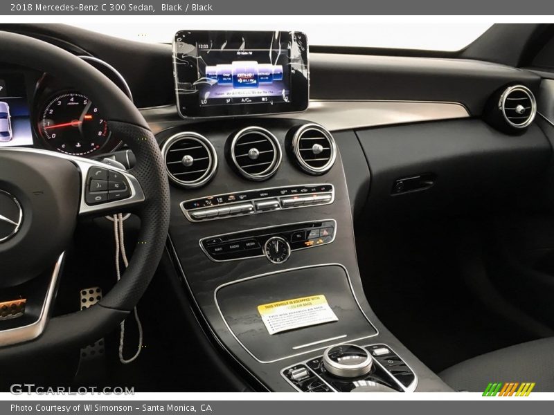 Black / Black 2018 Mercedes-Benz C 300 Sedan