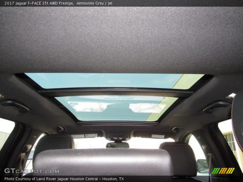 Ammonite Grey / Jet 2017 Jaguar F-PACE 35t AWD Prestige