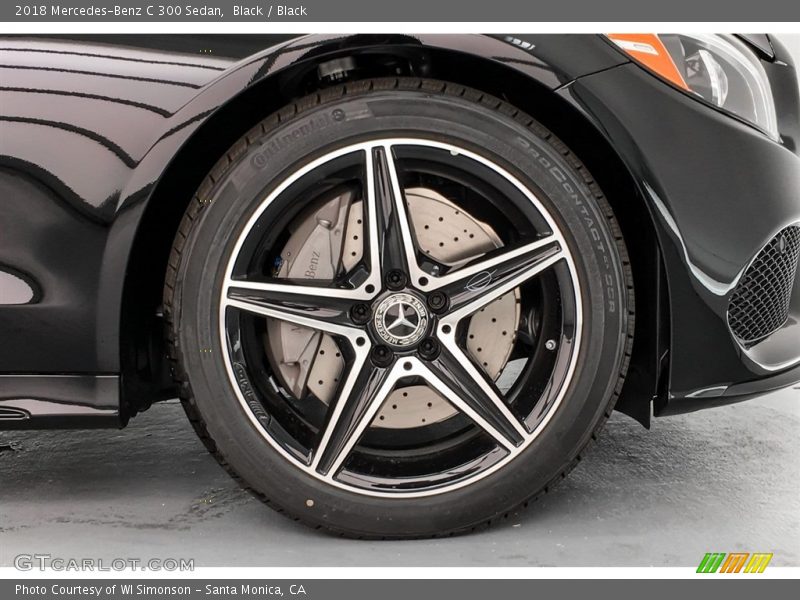 Black / Black 2018 Mercedes-Benz C 300 Sedan