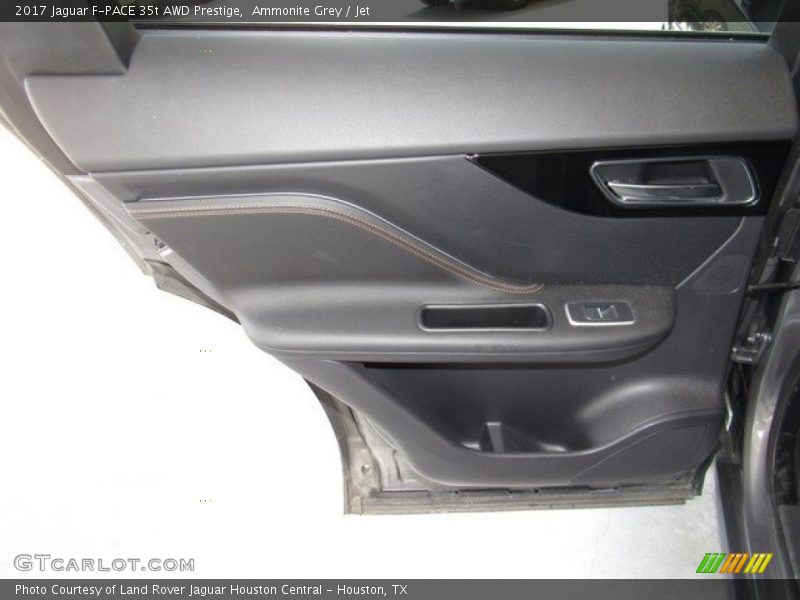 Ammonite Grey / Jet 2017 Jaguar F-PACE 35t AWD Prestige
