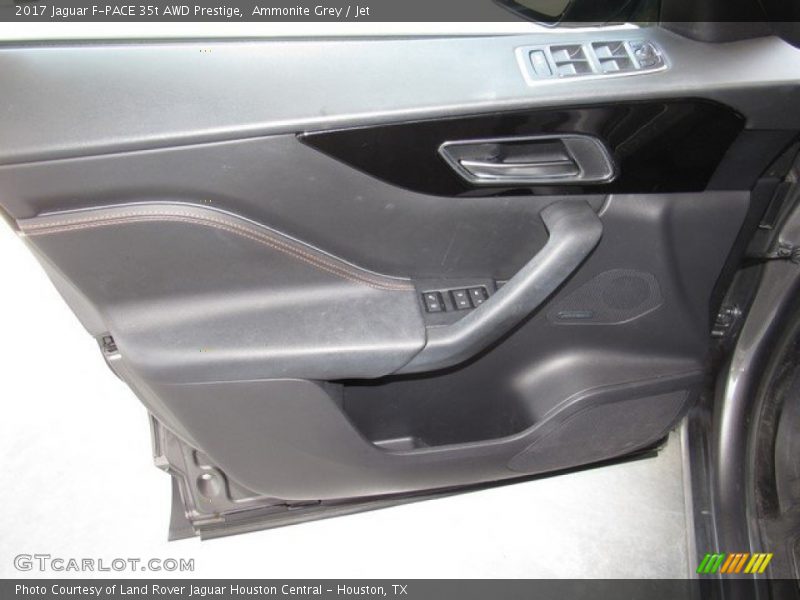 Ammonite Grey / Jet 2017 Jaguar F-PACE 35t AWD Prestige