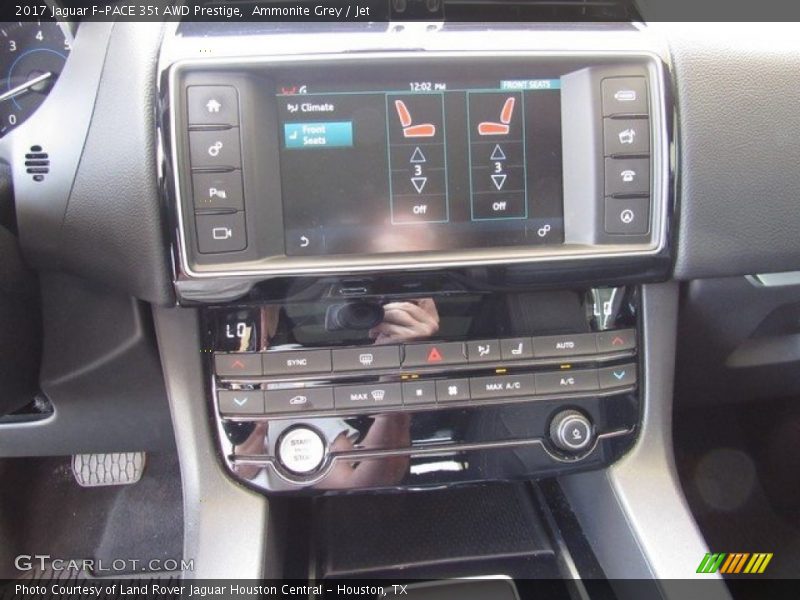 Ammonite Grey / Jet 2017 Jaguar F-PACE 35t AWD Prestige