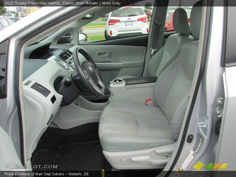 Classic Silver Metallic / Misty Gray 2012 Toyota Prius v Five Hybrid