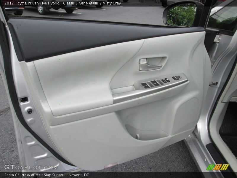 Classic Silver Metallic / Misty Gray 2012 Toyota Prius v Five Hybrid
