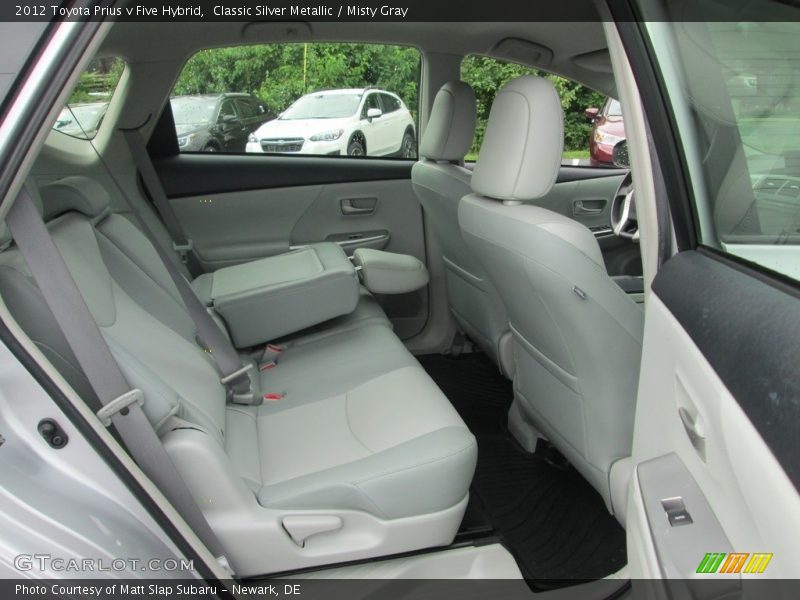 Classic Silver Metallic / Misty Gray 2012 Toyota Prius v Five Hybrid