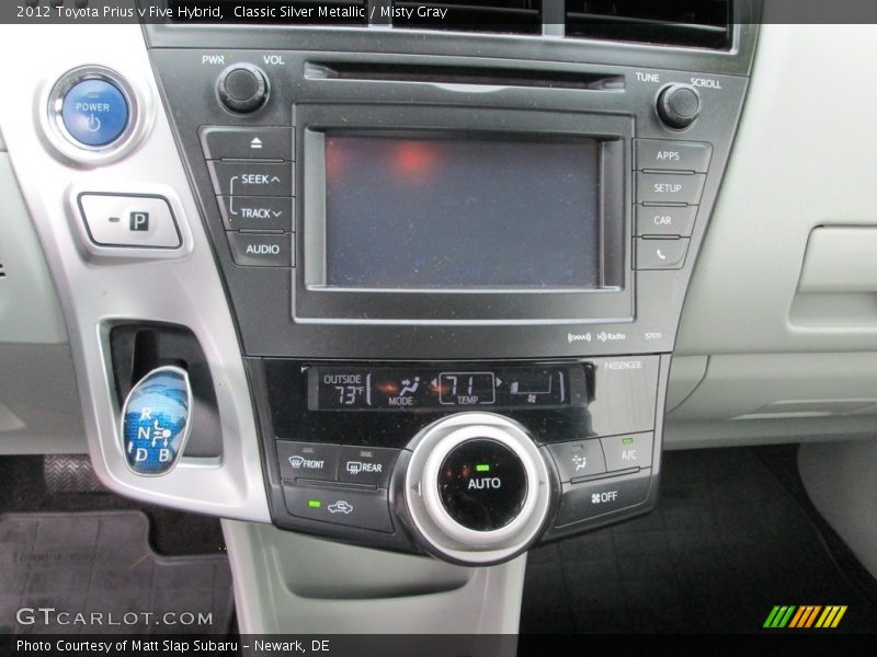 Classic Silver Metallic / Misty Gray 2012 Toyota Prius v Five Hybrid