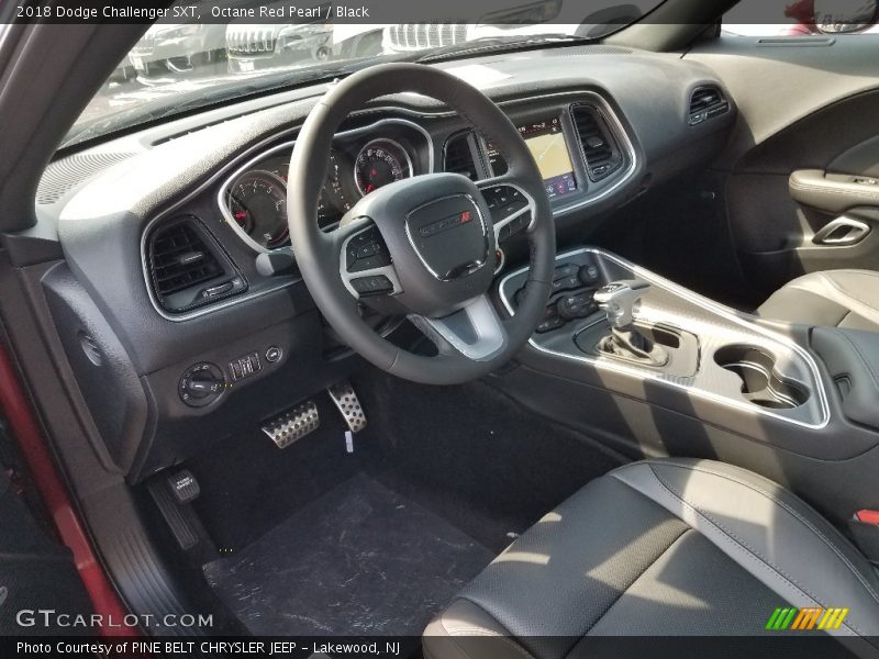 Octane Red Pearl / Black 2018 Dodge Challenger SXT