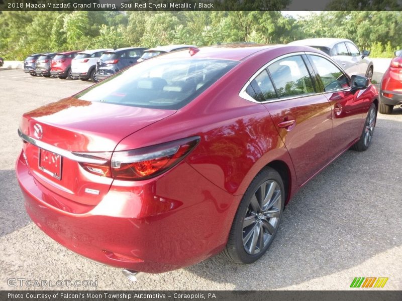 Soul Red Crystal Metallic / Black 2018 Mazda Mazda6 Grand Touring