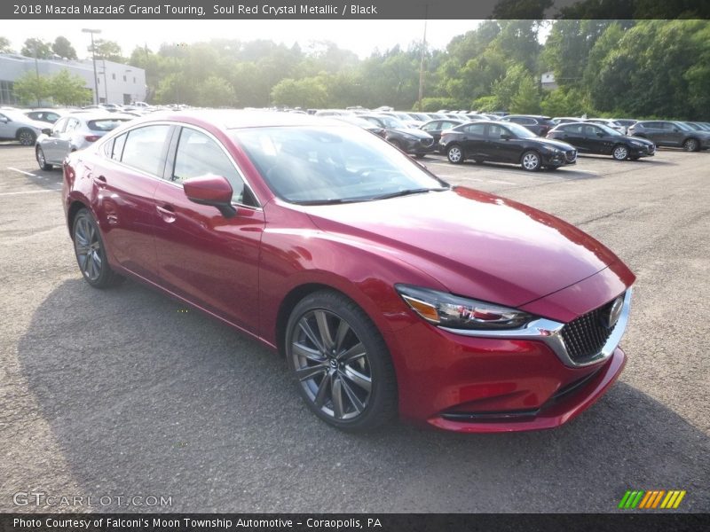 Soul Red Crystal Metallic / Black 2018 Mazda Mazda6 Grand Touring