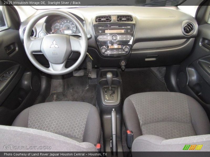 Starlight Silver / Black 2015 Mitsubishi Mirage DE
