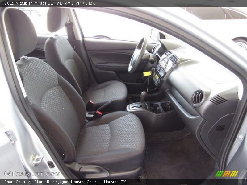Starlight Silver / Black 2015 Mitsubishi Mirage DE