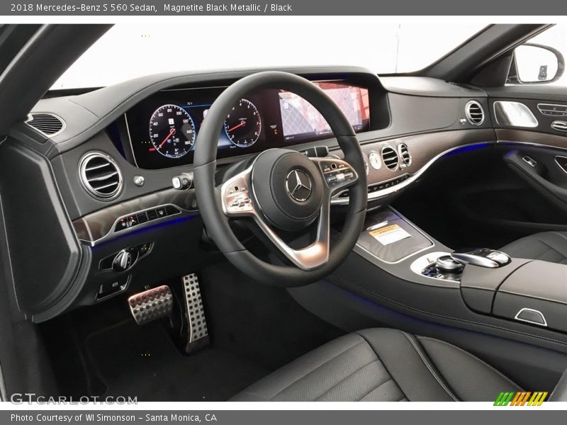 Magnetite Black Metallic / Black 2018 Mercedes-Benz S 560 Sedan