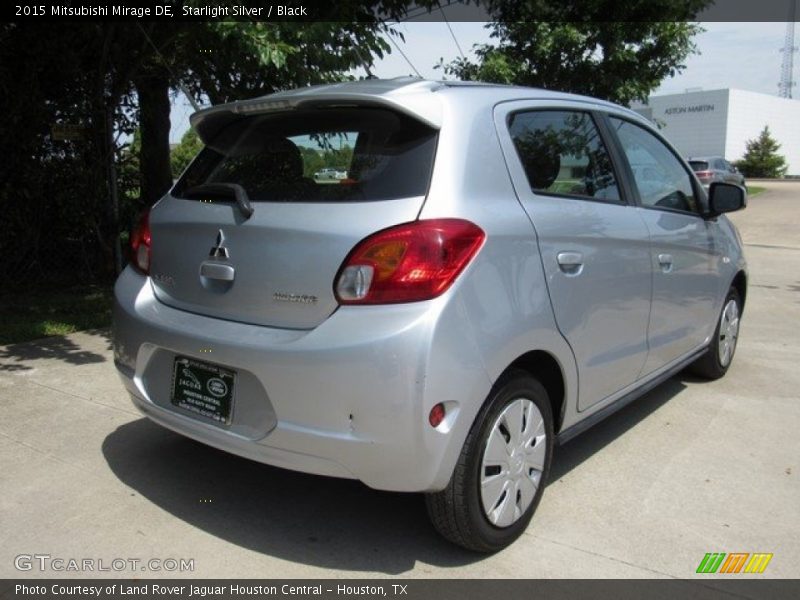 Starlight Silver / Black 2015 Mitsubishi Mirage DE
