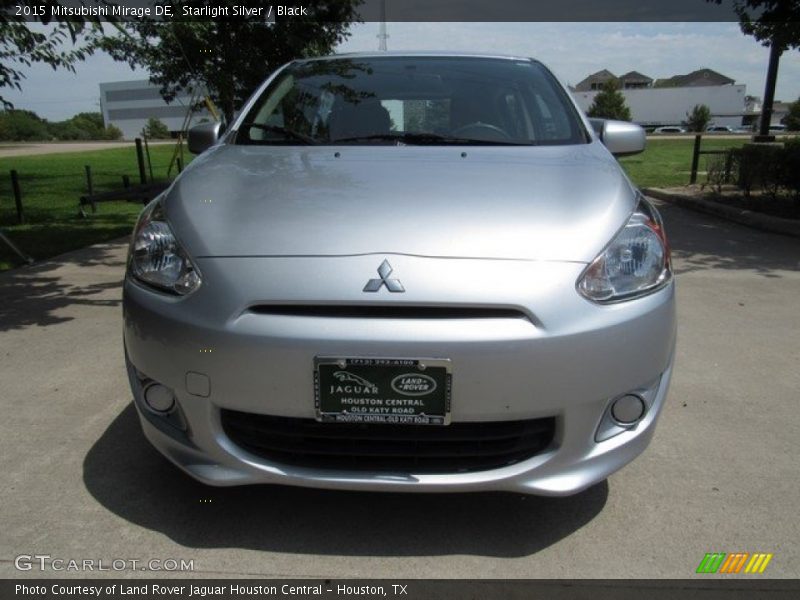 Starlight Silver / Black 2015 Mitsubishi Mirage DE