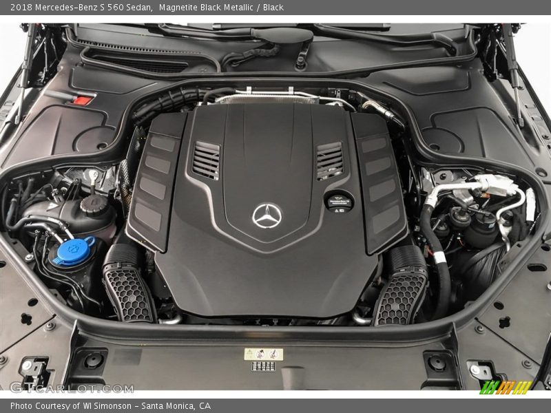 Magnetite Black Metallic / Black 2018 Mercedes-Benz S 560 Sedan