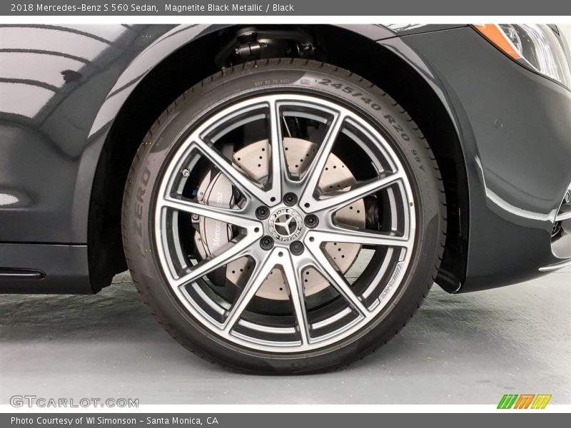 Magnetite Black Metallic / Black 2018 Mercedes-Benz S 560 Sedan
