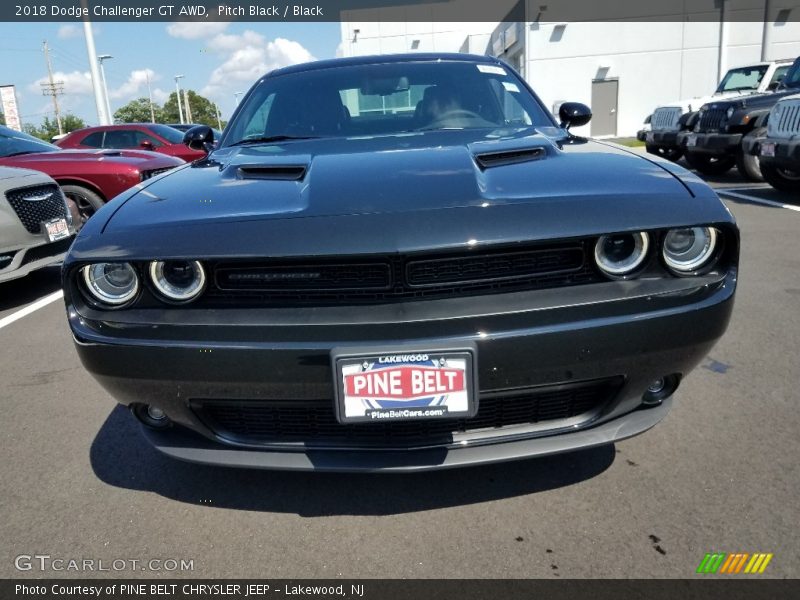 Pitch Black / Black 2018 Dodge Challenger GT AWD