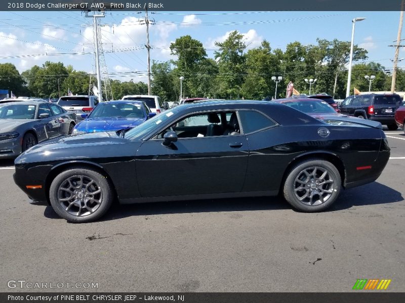 Pitch Black / Black 2018 Dodge Challenger GT AWD