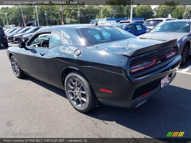 Pitch Black / Black 2018 Dodge Challenger GT AWD