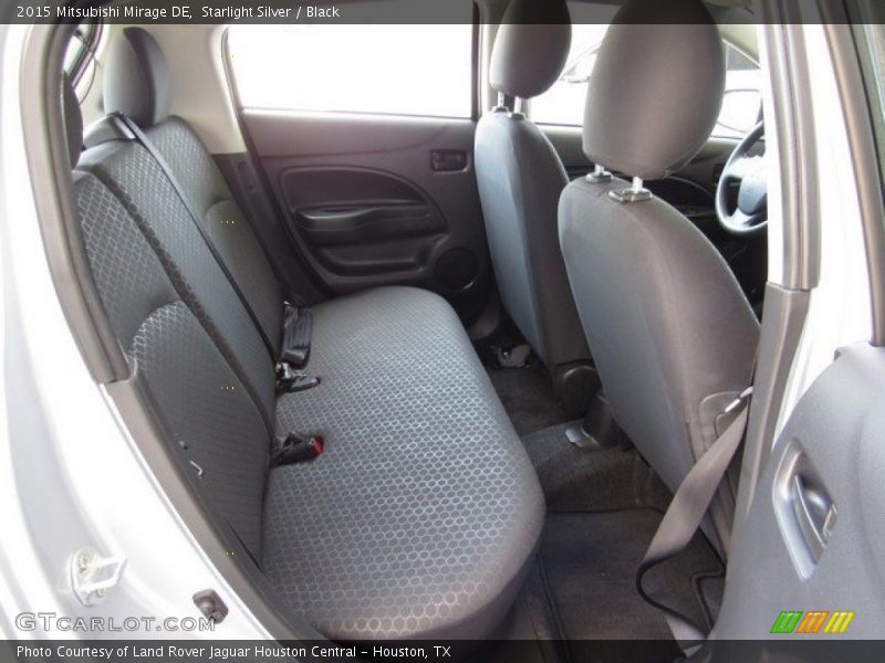 Starlight Silver / Black 2015 Mitsubishi Mirage DE