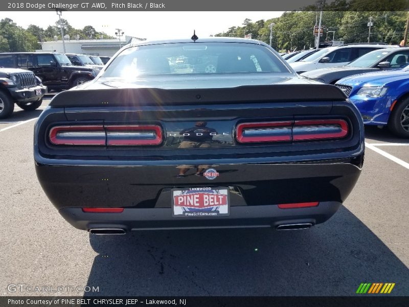 Pitch Black / Black 2018 Dodge Challenger GT AWD