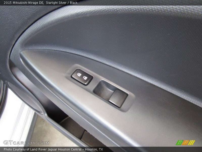 Starlight Silver / Black 2015 Mitsubishi Mirage DE