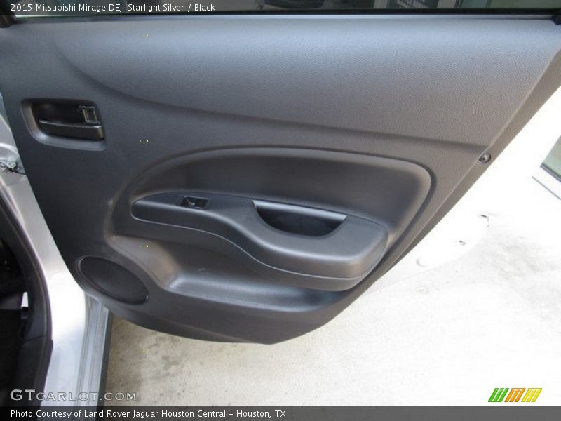 Starlight Silver / Black 2015 Mitsubishi Mirage DE