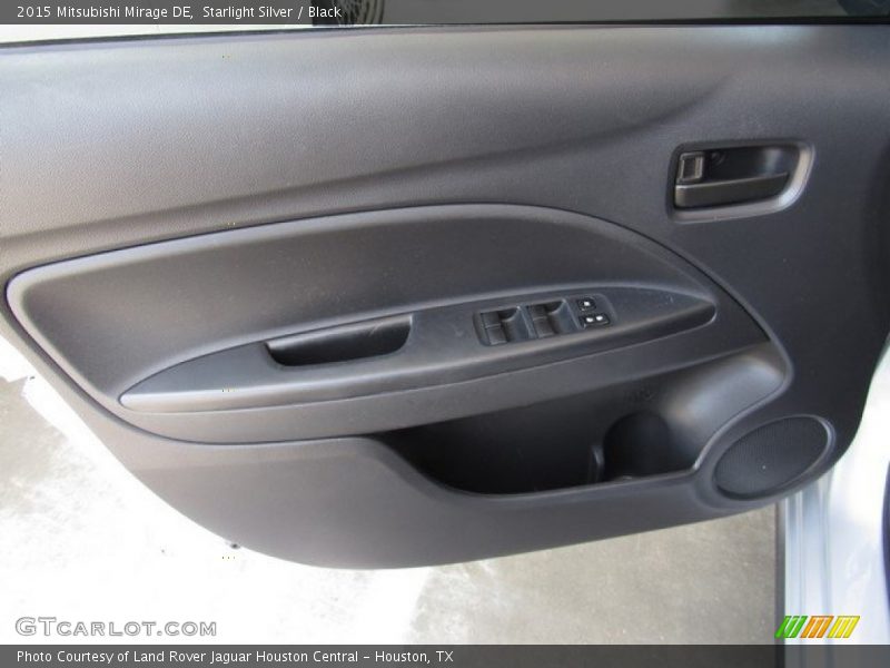Starlight Silver / Black 2015 Mitsubishi Mirage DE