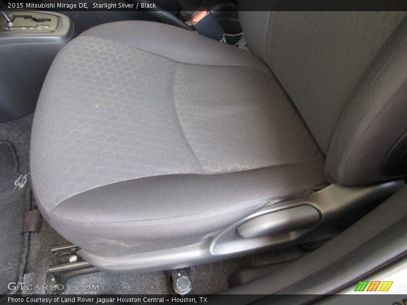 Starlight Silver / Black 2015 Mitsubishi Mirage DE