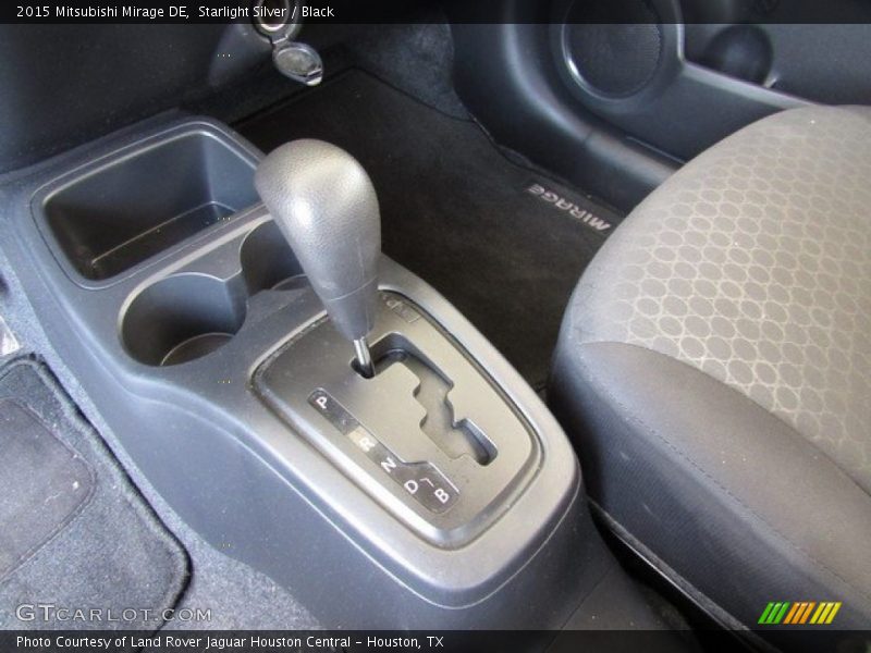 Starlight Silver / Black 2015 Mitsubishi Mirage DE