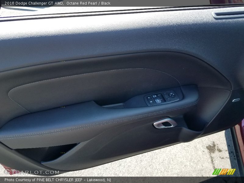 Octane Red Pearl / Black 2018 Dodge Challenger GT AWD
