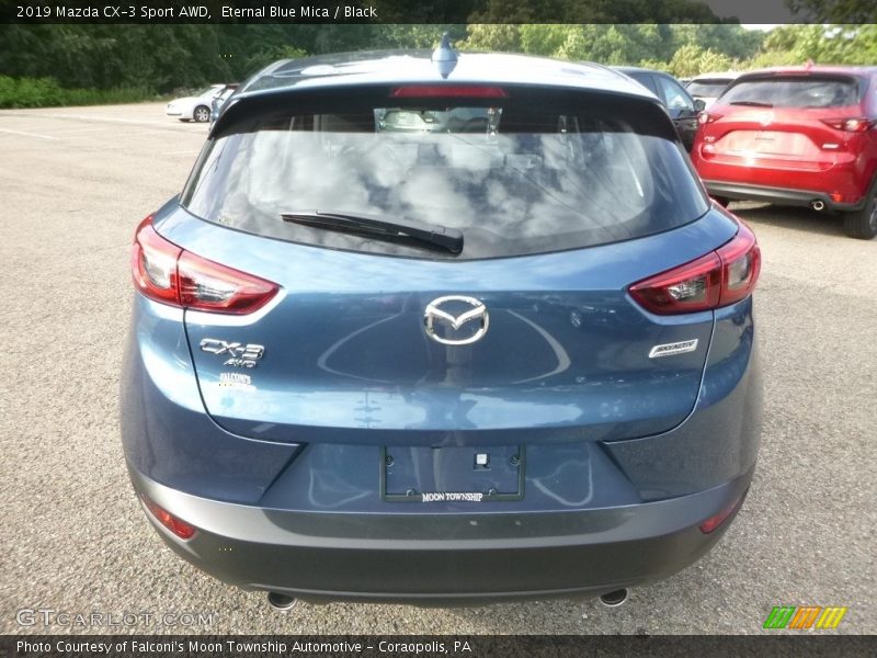 Eternal Blue Mica / Black 2019 Mazda CX-3 Sport AWD