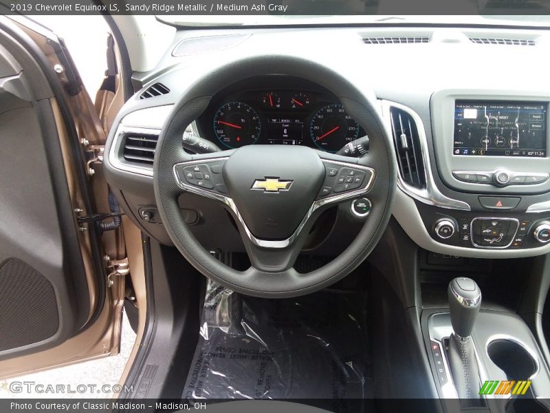 Sandy Ridge Metallic / Medium Ash Gray 2019 Chevrolet Equinox LS