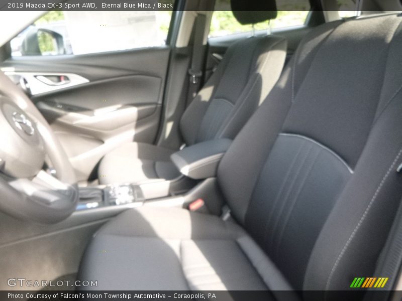 Eternal Blue Mica / Black 2019 Mazda CX-3 Sport AWD