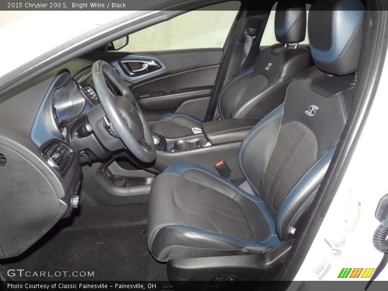 Bright White / Black 2015 Chrysler 200 S