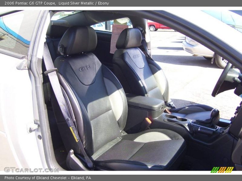 Liquid Silver Metallic / Ebony 2006 Pontiac G6 GTP Coupe