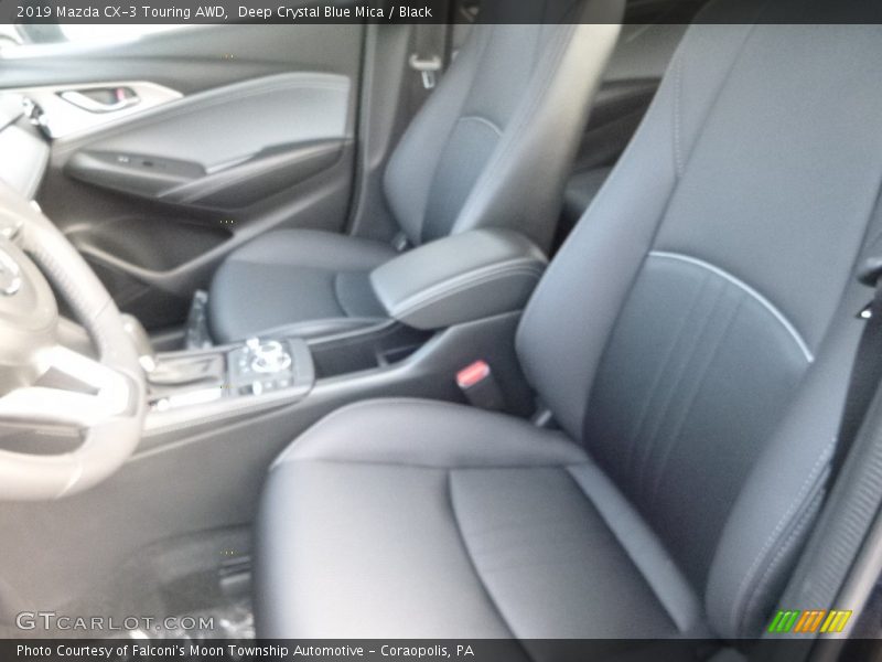 Deep Crystal Blue Mica / Black 2019 Mazda CX-3 Touring AWD