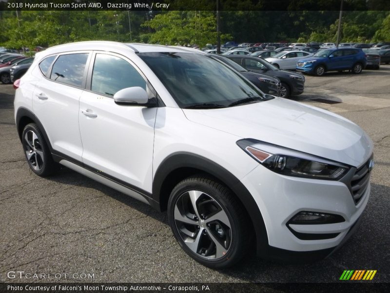 Front 3/4 View of 2018 Tucson Sport AWD