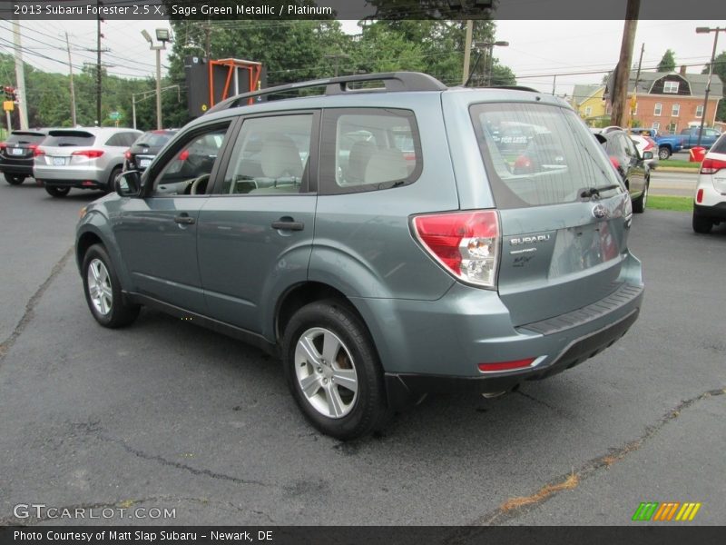 Sage Green Metallic / Platinum 2013 Subaru Forester 2.5 X
