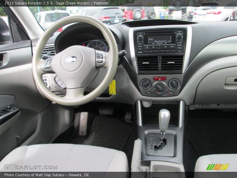 Sage Green Metallic / Platinum 2013 Subaru Forester 2.5 X
