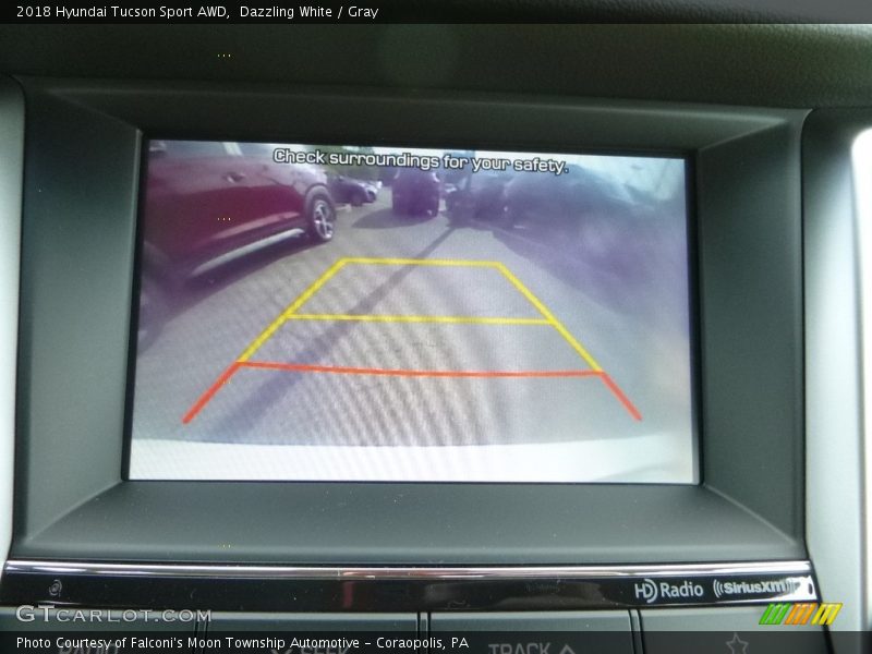Dazzling White / Gray 2018 Hyundai Tucson Sport AWD
