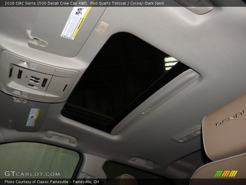 Red Quartz Tintcoat / Cocoa/­Dark Sand 2018 GMC Sierra 1500 Denali Crew Cab 4WD