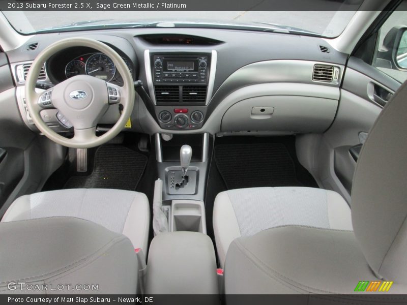 Sage Green Metallic / Platinum 2013 Subaru Forester 2.5 X