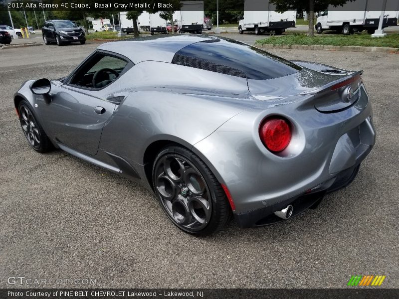 Basalt Gray Metallic / Black 2017 Alfa Romeo 4C Coupe
