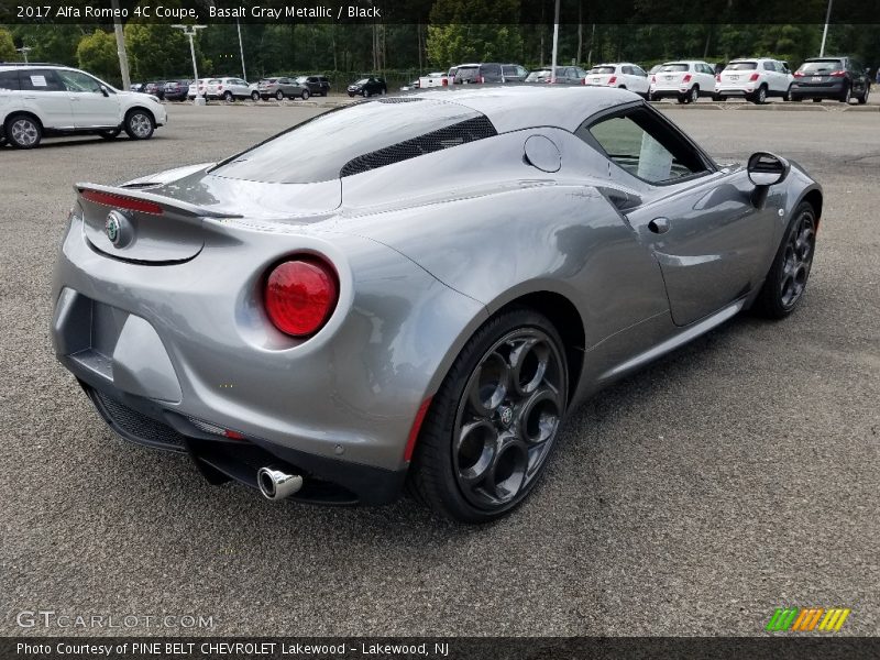 Basalt Gray Metallic / Black 2017 Alfa Romeo 4C Coupe
