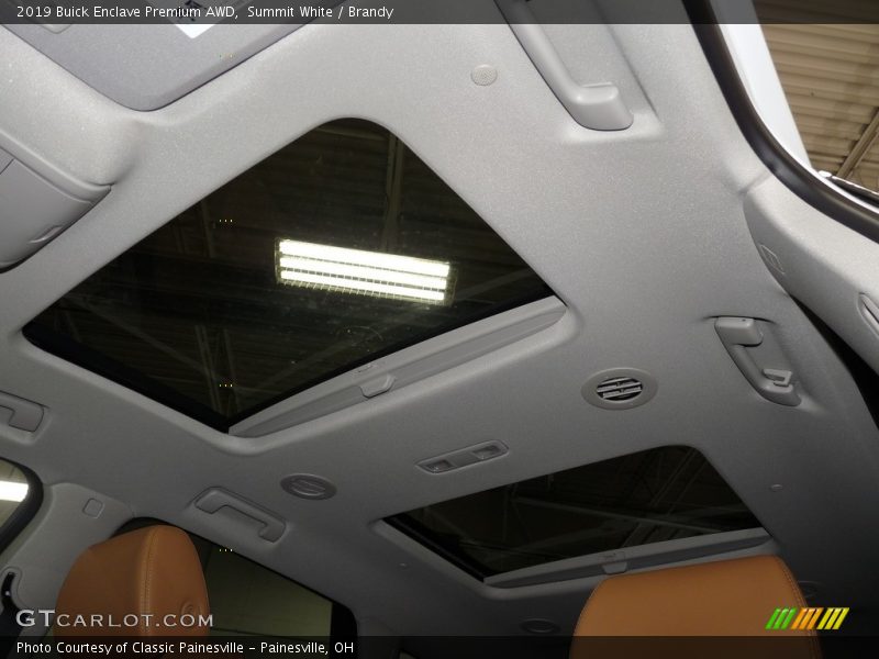 Summit White / Brandy 2019 Buick Enclave Premium AWD